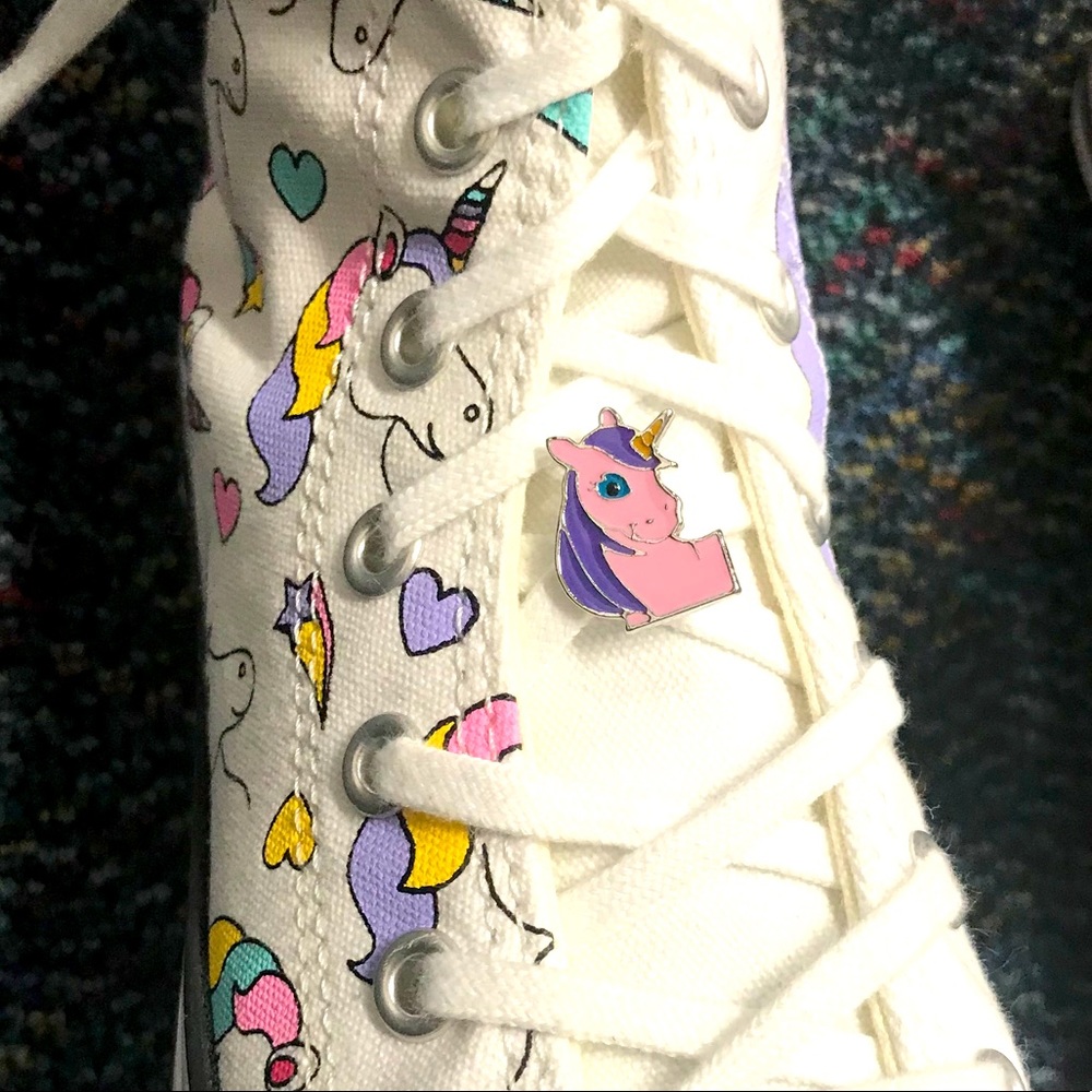 Unicorn sneaker charms